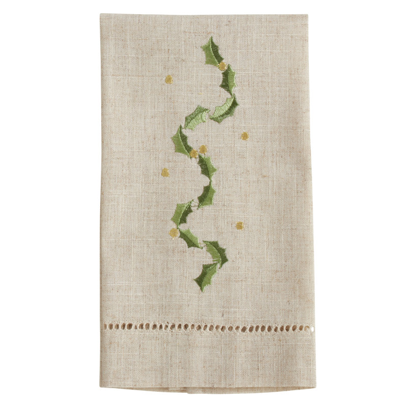 Embroidered Tea Towel Kitchen Towel