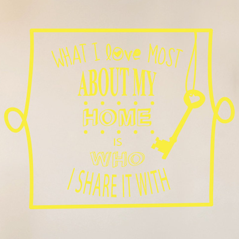 Wall Decal, Medium, Bright Yellow