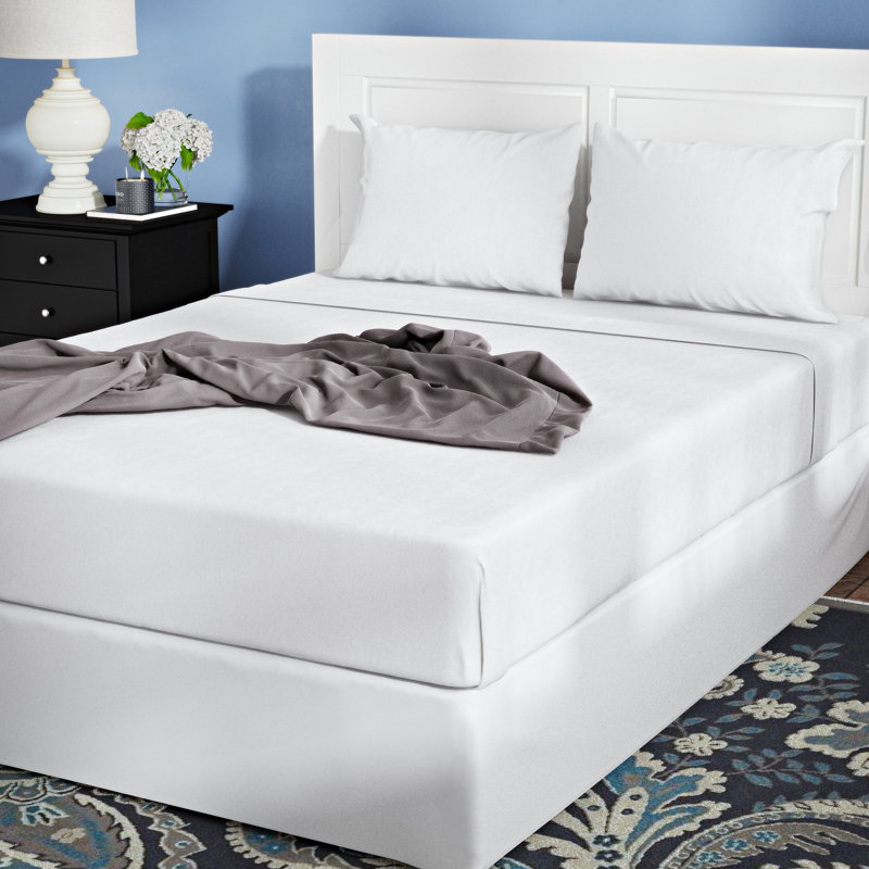 Pitcock 100% Cotton Sheet Set, King, Silver