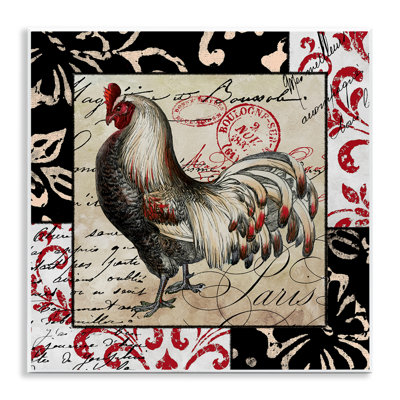 Poule avec art mural rétro par Sasha