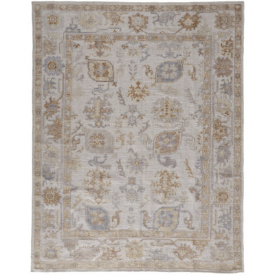 Wendover Transitional Oriental, Ivory/Tan Area Rug
