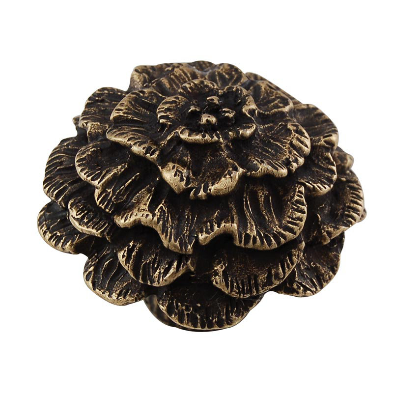 Carlotta Novelty Knob, Antique Brass