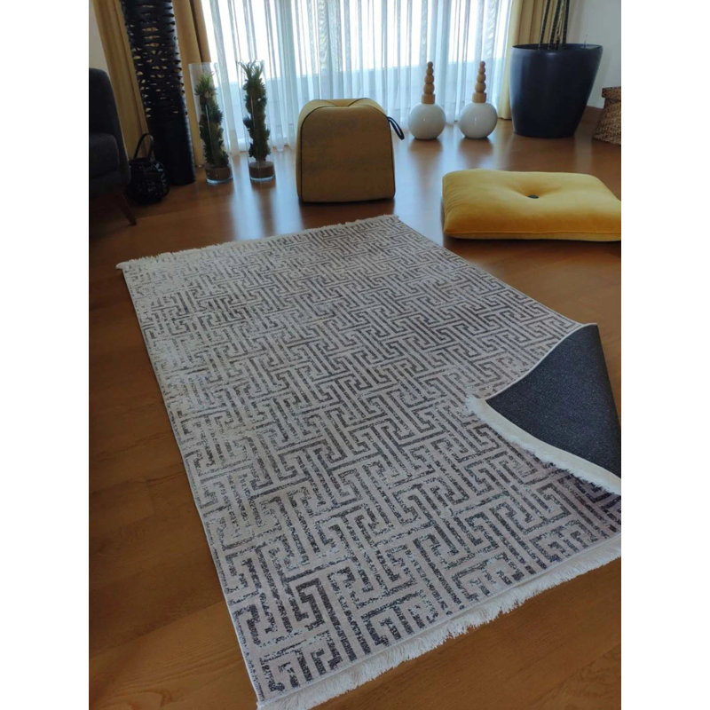 Tapis carré carré avec envers antidérapant, Carré 2 pi 7 po