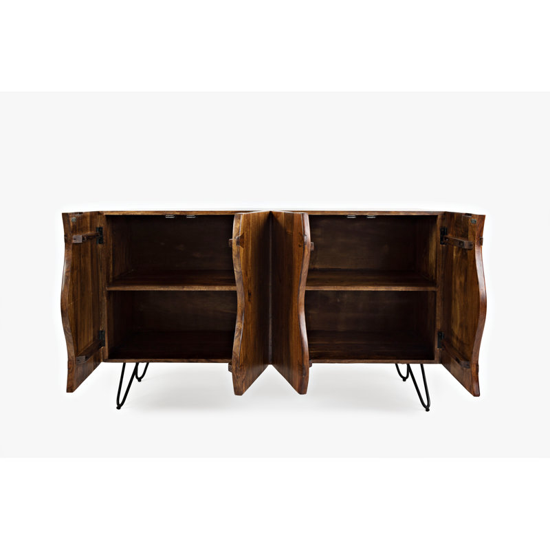 Gordonsville 54'' Solid Wood Sideboard, Dark Brown