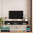Floating TV Stand Wall Mounted with 16 Color LEDs, Modern Entertainment Center-708934098-708934093