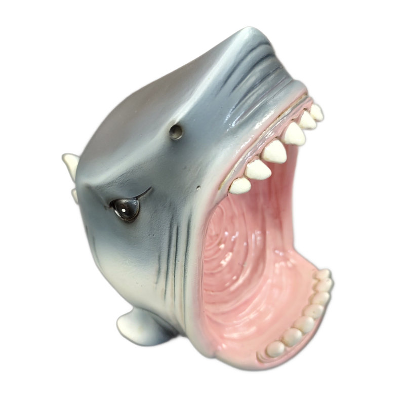 Shark Mouth Jaws Fish Ocean Nautical Beach Themed Decorative Cell Phone Holder Stand