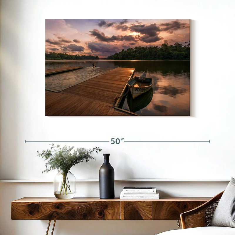 MacRitchie Reservoir Dock, 26" H x 39" W
