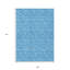 Tapis géométrique lavable intérieur / extérieur bleu 9 pi x 12 pi