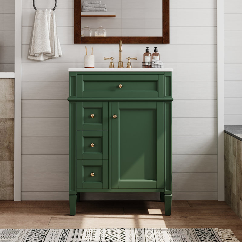 Meuble-lavabo de salle de bain, Green, Green