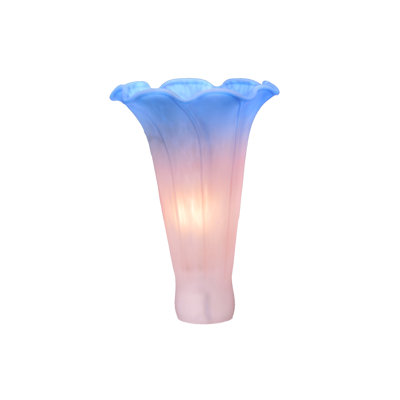 3"W X 5"H Pink/Blue Lily Shade