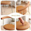 Chaise d'appoint moderne à dossier solide orange (ensemble de 2)-2122335184