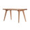 Simple modern rectangular dining table Cherry Rectangular Solid Wood Top with Solid Wood Base Dining Table