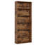 70.8" H x 23.8" W Standard Bookcase 6 Tiers Tall with Storage for Living Room, Home Office-1885125699