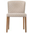 Orla Dining Table Set With Faux Leather Upholstered Dining Chairs