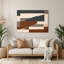 Minimalisme 6, art mural en métal brun-805311370