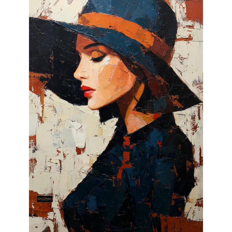 «Midnight Muse», art mural sur toile tendue