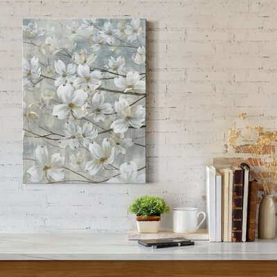 Dogwoods in Bloom by Nan - Wrapped Canvas Painting Print -  Red Barrel StudioÂ®, 876DE106AC174252A4118BB770AF7F04