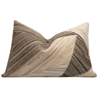 Coussins décoratifs en cuir de vache Canvello