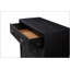 Commode à 5 tiroirs avec finition grain de poivre, doublure en feutre et en cèdre pour des solutions de rangement modernes