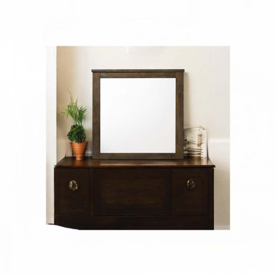 Oak Finish Mirror