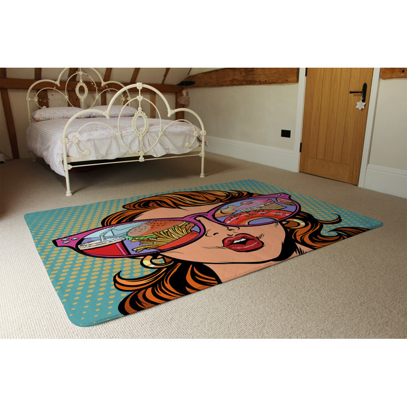 Jacqualine Area Rug, Rectangle 60cm x 110cm