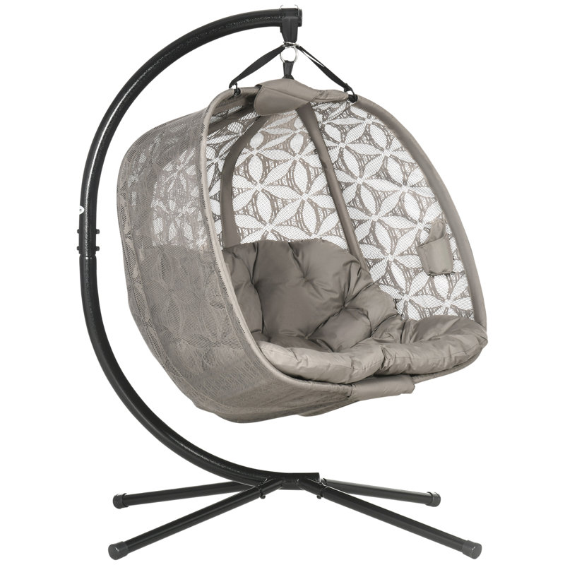 Hulmeville Double Egg Chair with Stand