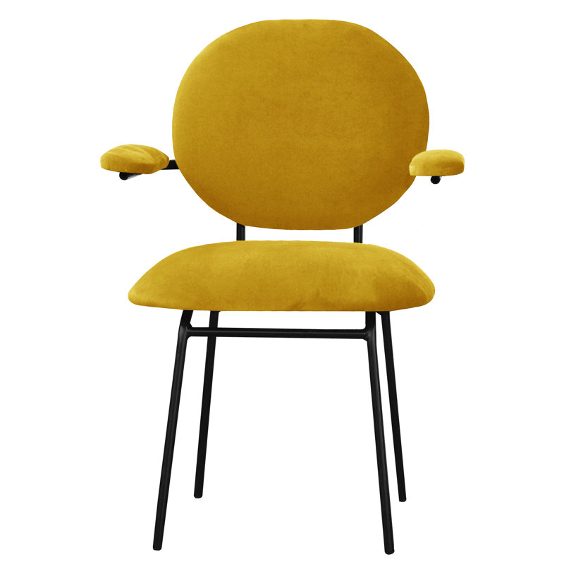 Upholstered Armchair, Gold