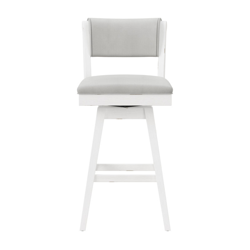 Authement Swivel Upholstered Counter Stool, Bar Stool (30.5" Seat Height)