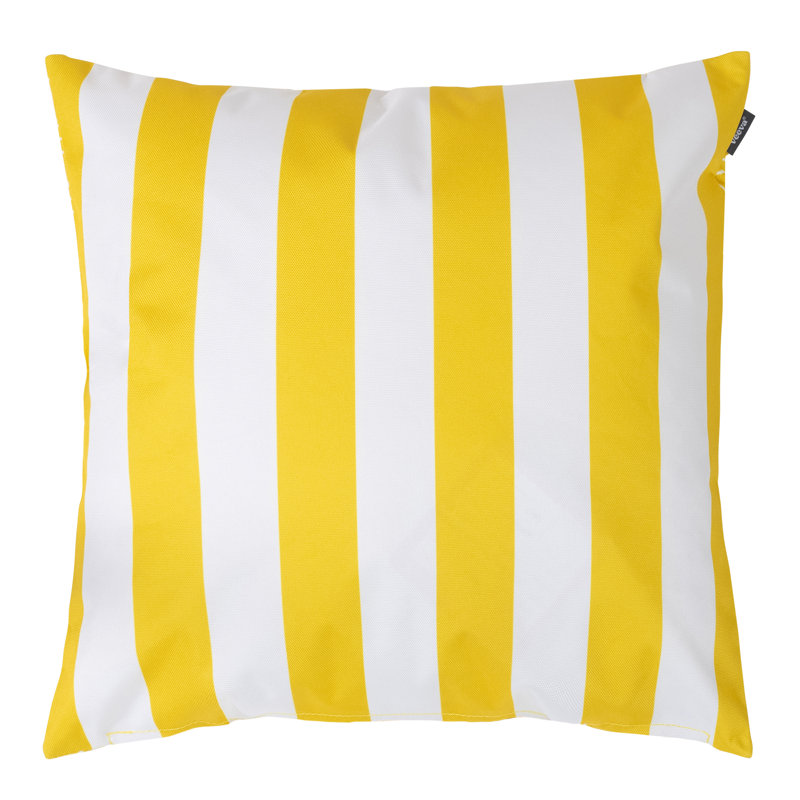 icon Deck Stripe Indoor-Outdoor Cushion, Ochre Yellow
