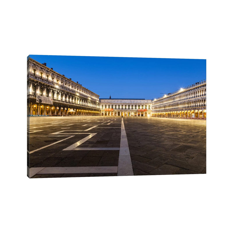 Italy, Venice, Piazza San Marco (St Mark's Square) by Mikolaj Gospodarek - Wrapped Canvas Print