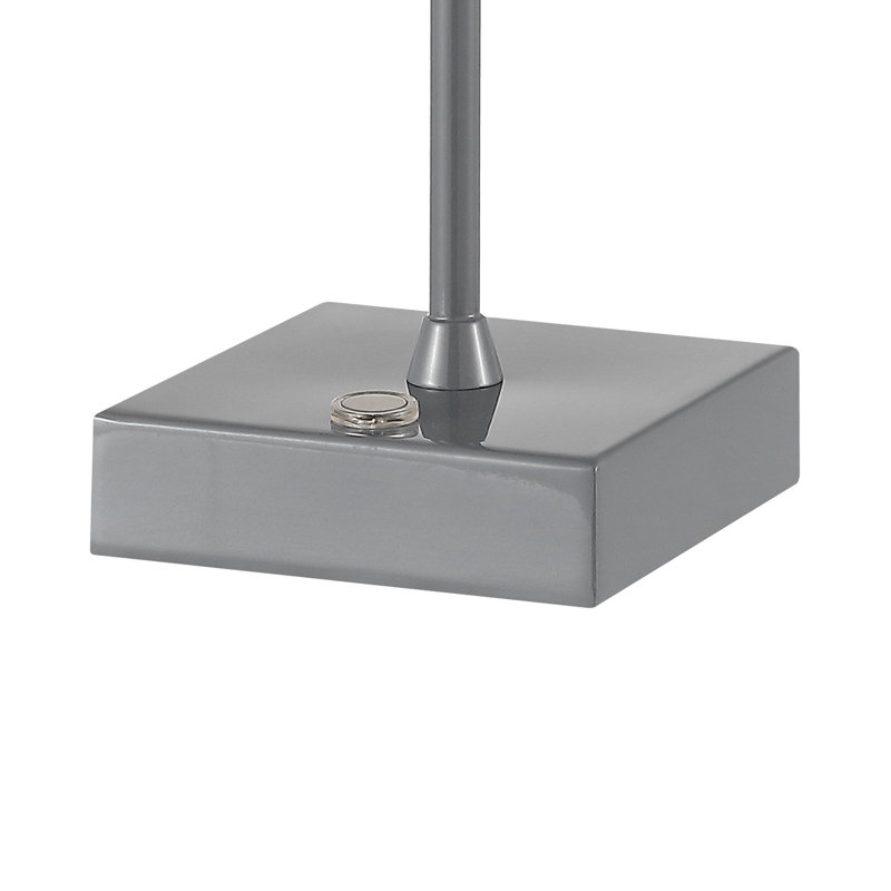 Zuria Metal Desk Lamp, Grey