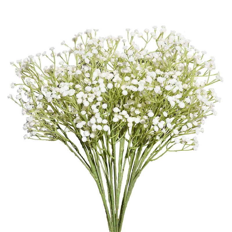 Baby's Breath Arrangement, White/Green