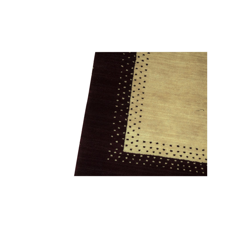 Tapis bleu de haute qualité noué à la main