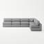 Canapé modulaire rembourré 6 pièces Jossa-1326085823