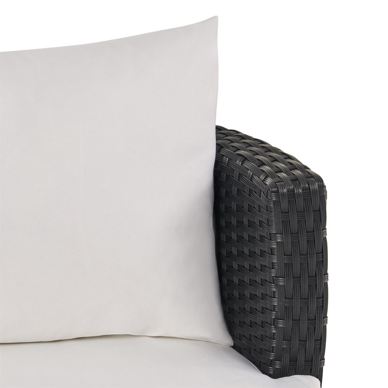 KONO 3PC PE CHAT SET, Black, Ivory