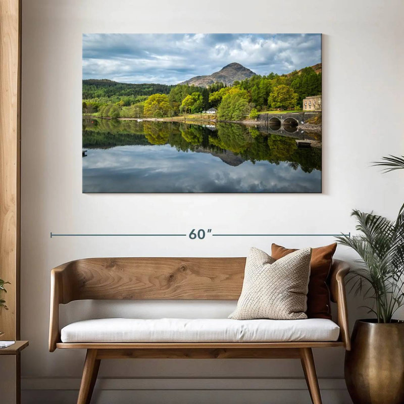 Alvord Glassy Loch Lomond, 32" H x 48" W