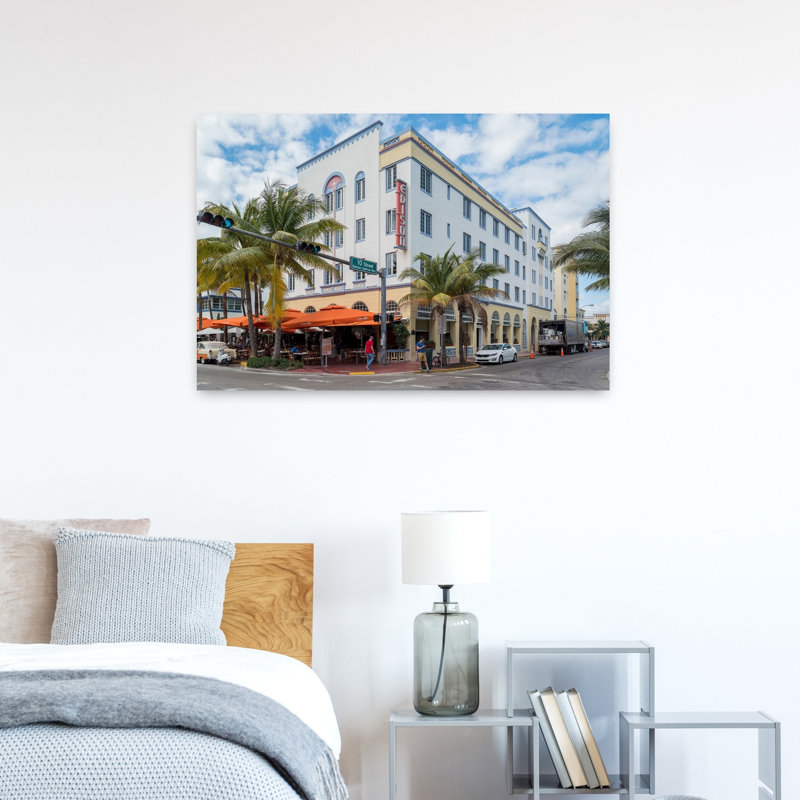 Bâtiments dans une ville, quartier Art déco de Miami, Ocean Drive, South Beach, Miami Beach, Floride, États-Unis