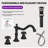 2-handle Bathroom Faucet with Drain Assembly-106069721