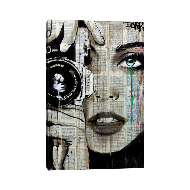 Zoom by Loui Jover - Wrapped Canvas Print