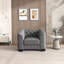 Canapé d'appoint rembourré en velours avec coussin épais et amovible, canapé simple moderne pour les petits espaces et les salons élégants-1783971074
