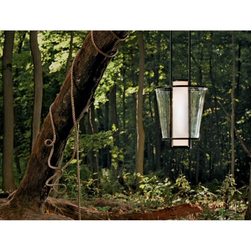 Lustre suspendu bronze à intensité variable, Clair, Fer antique, 25" Width x 28" Height