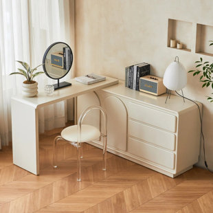 Meuble-lavabo extensible pour chambre à coucher avec 3 tiroirs et 2 portes Modern