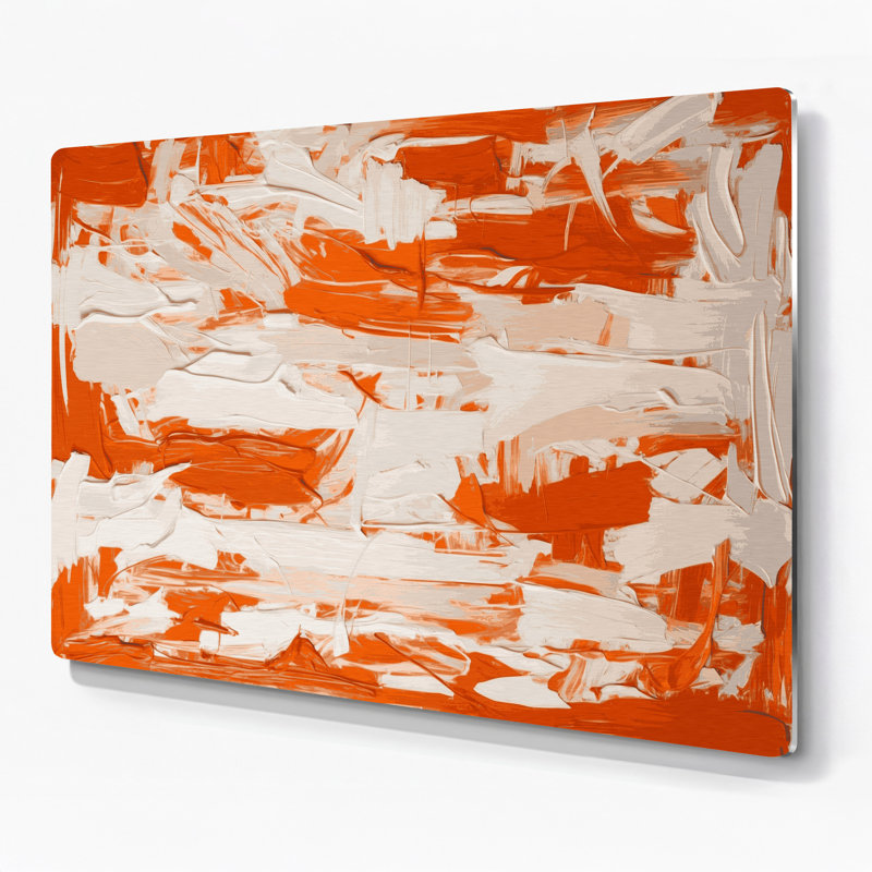 Art mural en métal Neo Expressionism 69, H 144 po x l 216 po x P 0,05 po