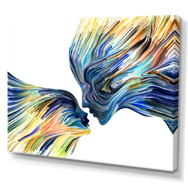 «Kiss Of Inner Ii», reproduction sur toile tendue, H 8 po x l 12 po x P 1 po