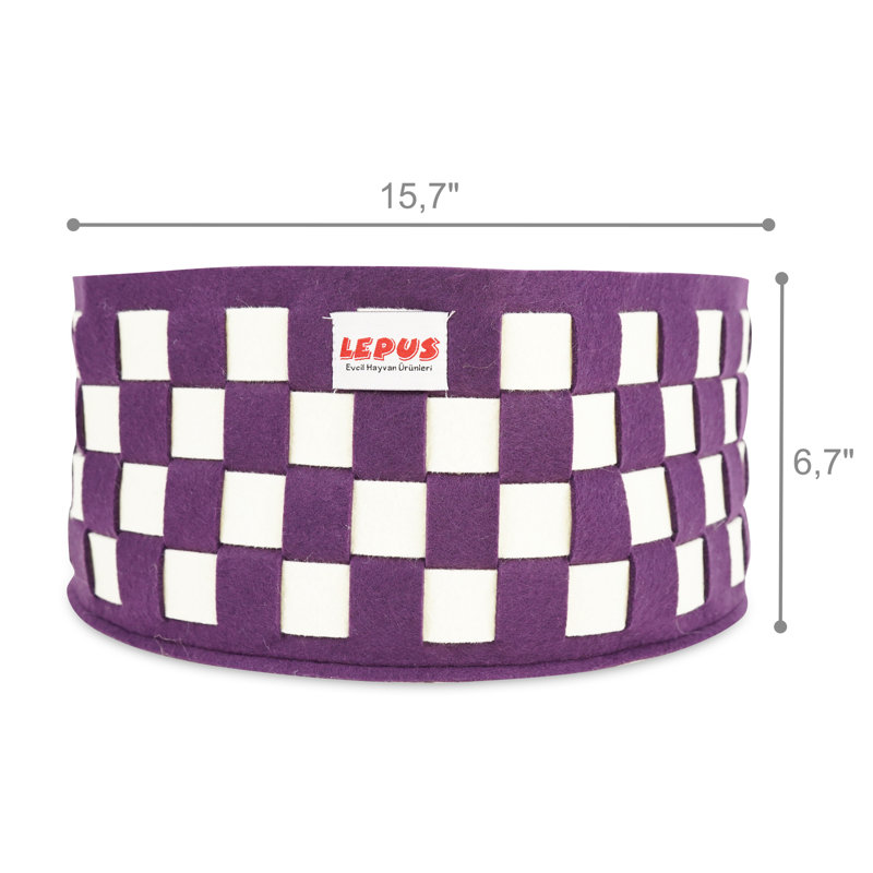 Lit orthopédique pour chat, Violet