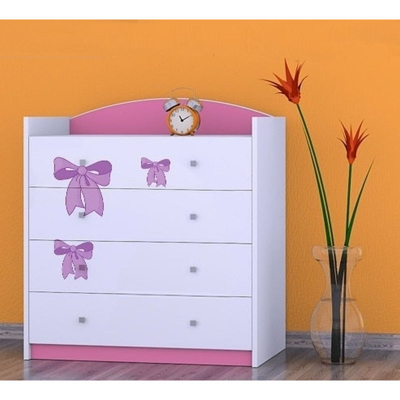 Nickell Chest of Drawers, Pink