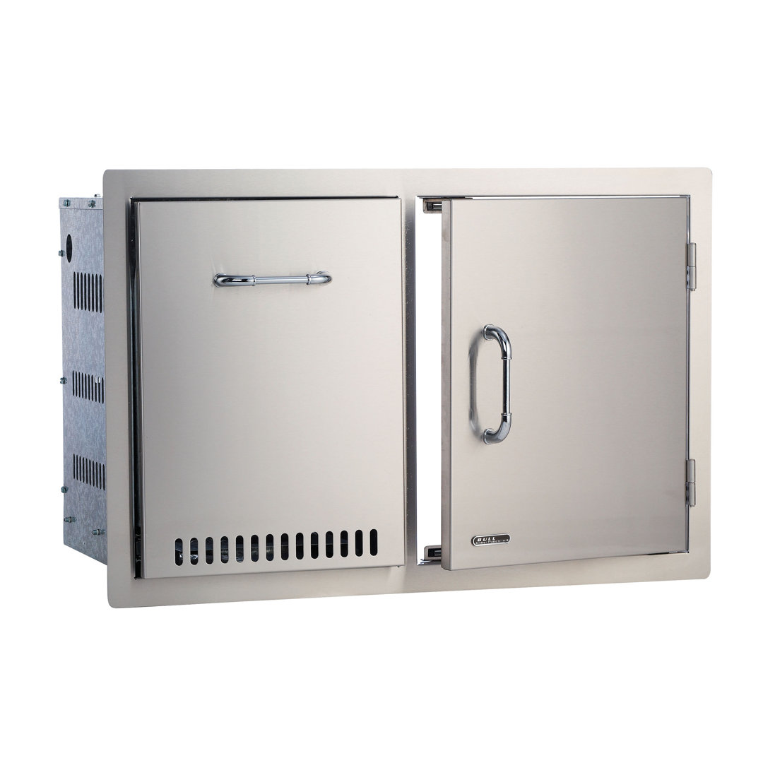 Bull Outdoor Products Stainless Steel Door and Propane Drawer Combo Cabinet Bull Outdoor Products