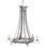 Piccolo 6 - Light Candle Style Wagon Wheel Chandelier