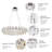 Led Dimmable Teardrop Crystal Chandelier