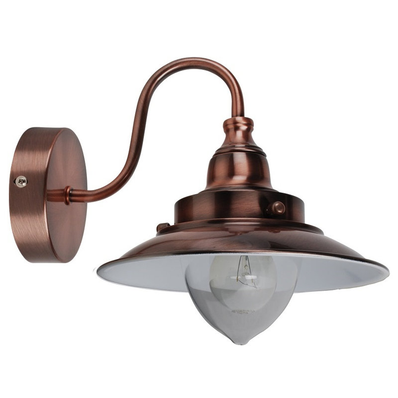 Armed Sconce, Antique Copper